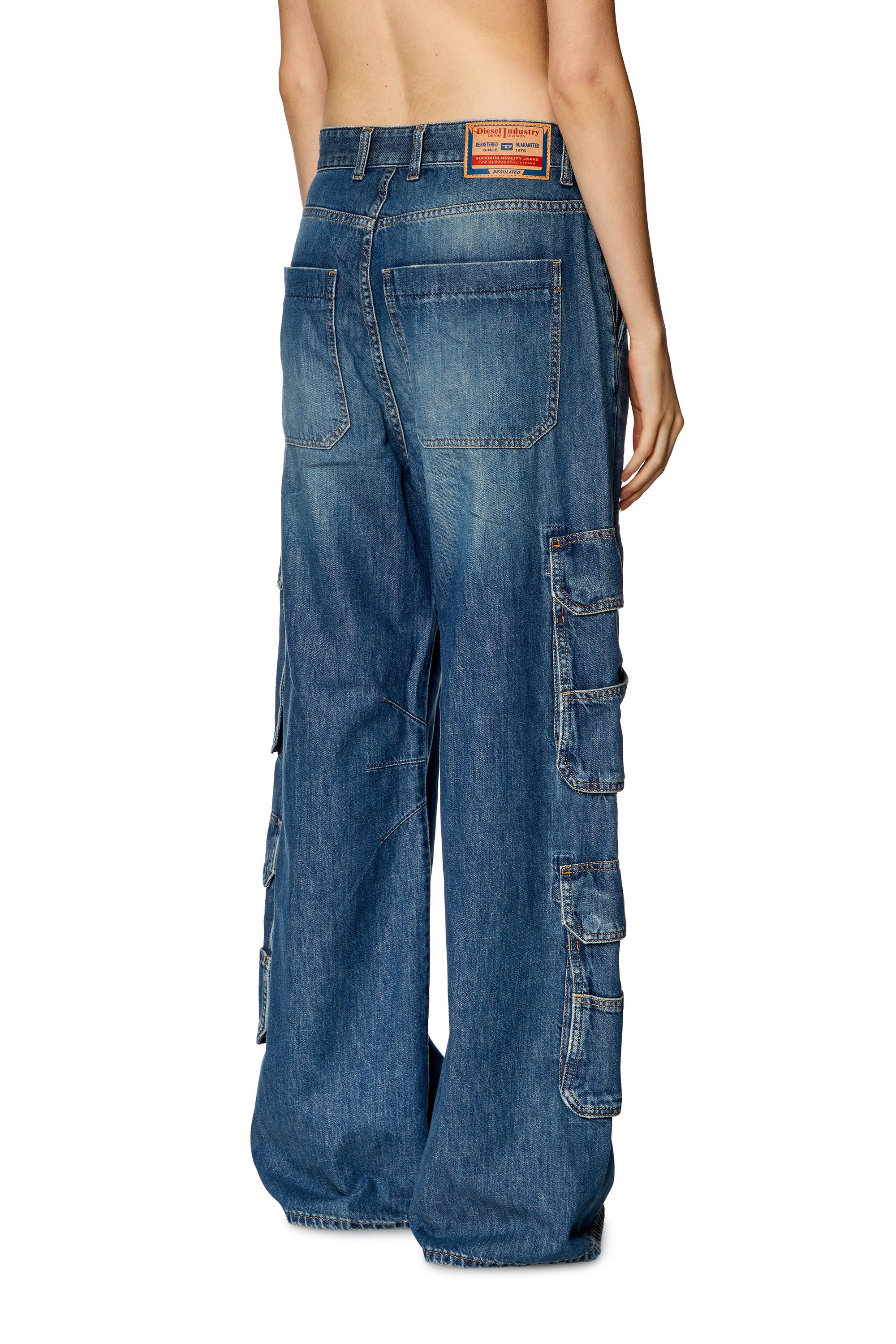 Diesel - Damen Relaxed Jeans 1996 D-Sire 0NJAN, Hellblau - 4