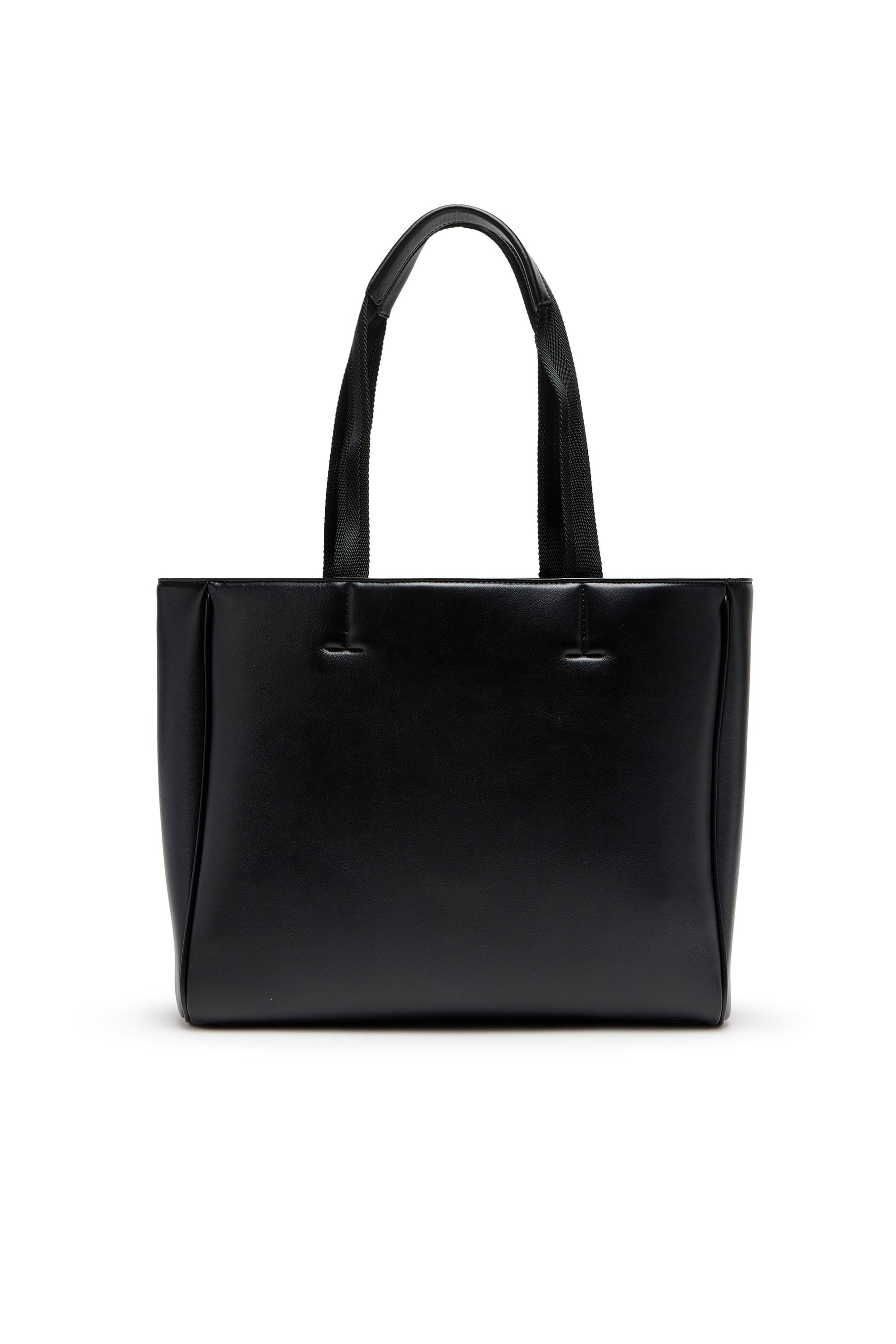 Diesel - HOLI-D SHOPPER EW, Unisex's Holi-D-Square shopper in bonded neoprene in Black - 3
