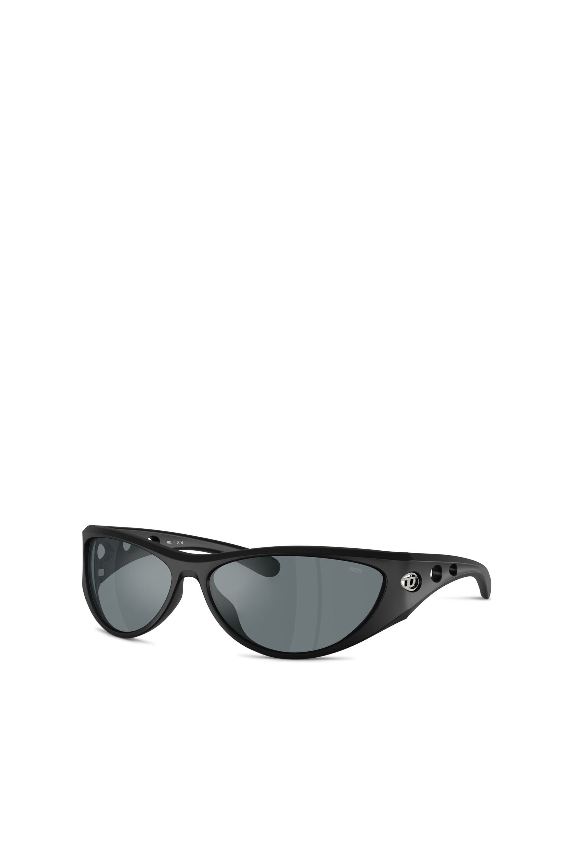 Diesel - 0DL3004U, Unisex Softer Katzenaugen-Style Brille in Schwarz - 1