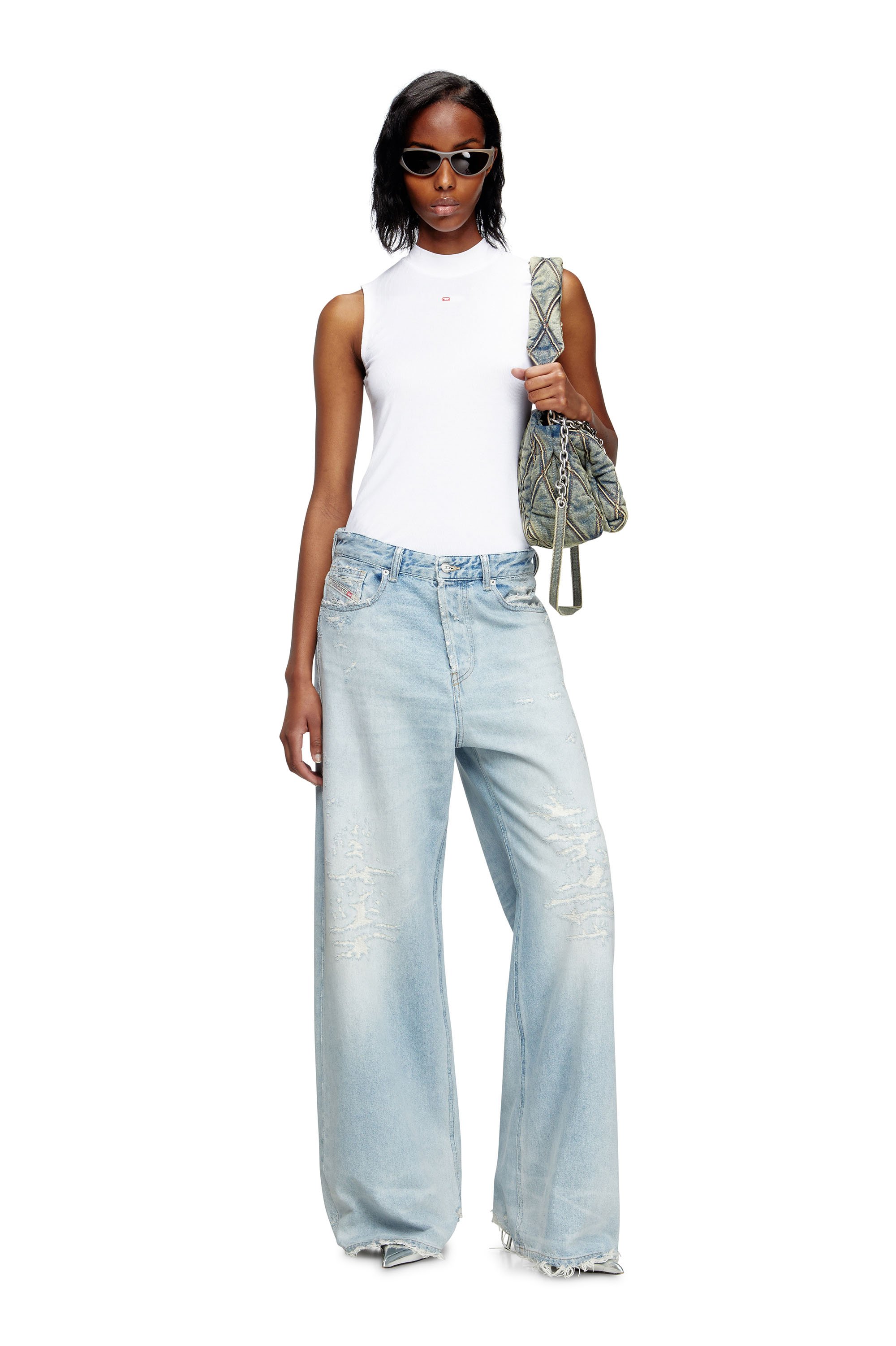 Diesel - Damen Relaxed Jeans 1996 D-Sire 09M53, Hellblau - 2